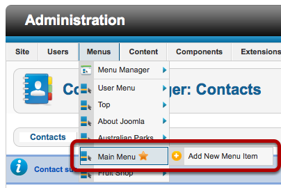 Create a Contact Form in Joomla 7